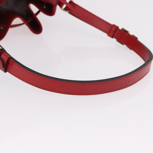 LOUIS VUITTON Epi Petit Noe Shoulder Bag Red M44107 LV Auth 191992