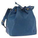 LOUIS VUITTON Epi Petit Noe Shoulder Bag Blue M44105 LV Auth 191993-1