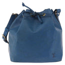 LOUIS VUITTON Epi Petit Noe Shoulder Bag Blue M44105 LV Auth 191993-13