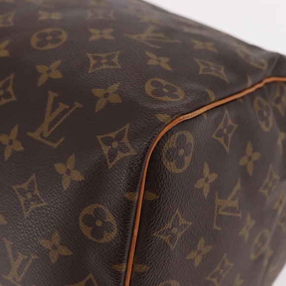 LOUIS VUITTON Monogram Speedy 35 Hand Bag M41524 LV Auth 191994A