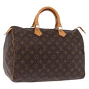 LOUIS VUITTON Monogram Speedy 35 Hand Bag M41524 LV Auth 191994A-1