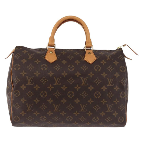 LOUIS VUITTON Monogram Speedy 35 Hand Bag M41524 LV Auth 191994A