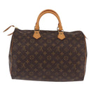 LOUIS VUITTON Monogram Speedy 35 Hand Bag M41524 LV Auth 191994A-2