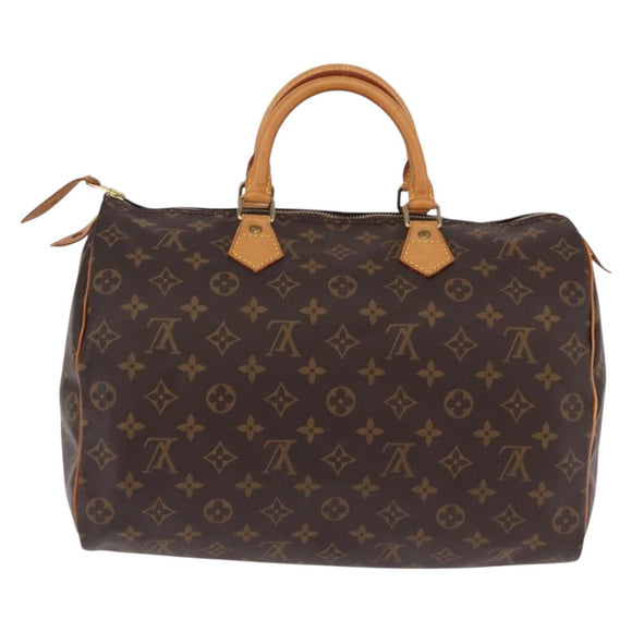 LOUIS VUITTON Monogram Speedy 35 Hand Bag M41524 LV Auth 191994A