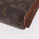 LOUIS VUITTON Monogram Porte envelope Clutch Bag M51801 LV Auth 191996-16