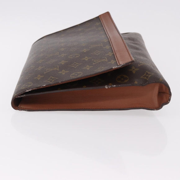 LOUIS VUITTON Monogram Porte envelope Clutch Bag M51801 LV Auth 191996