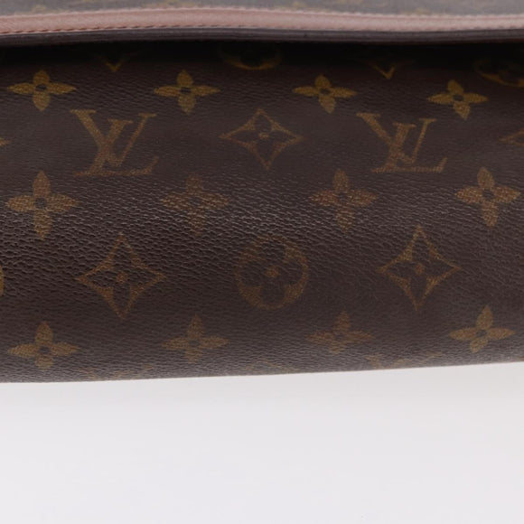 LOUIS VUITTON Monogram Porte envelope Clutch Bag M51801 LV Auth 191996