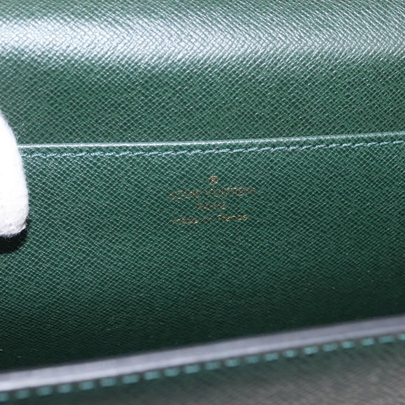 LOUIS VUITTON Taiga Serviette Moskova Business Bag Epicea M30034 LV Auth 191998