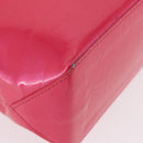 LOUIS VUITTON Monogram Vernis Reade PM Hand Bag Fuchsia Pink M91221 Auth 192000-15