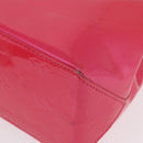 LOUIS VUITTON Monogram Vernis Reade PM Hand Bag Fuchsia Pink M91221 Auth 192000-16