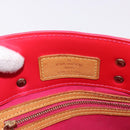LOUIS VUITTON Monogram Vernis Reade PM Hand Bag Fuchsia Pink M91221 Auth 192000-18