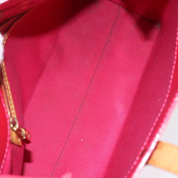 LOUIS VUITTON Monogram Vernis Reade PM Hand Bag Fuchsia Pink M91221 Auth 192000