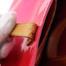 LOUIS VUITTON Monogram Vernis Reade PM Hand Bag Fuchsia Pink M91221 Auth 192000-10