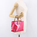 LOUIS VUITTON Monogram Vernis Reade PM Hand Bag Fuchsia Pink M91221 Auth 192000-23