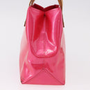 LOUIS VUITTON Monogram Vernis Reade PM Hand Bag Fuchsia Pink M91221 Auth 192000-4