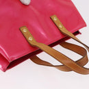 LOUIS VUITTON Monogram Vernis Reade PM Hand Bag Fuchsia Pink M91221 Auth 192000-6