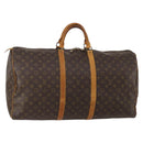 LOUIS VUITTON Monogram Keepall 60 Boston Bag M41422 LV Auth 192002-1