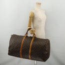 LOUIS VUITTON Monogram Keepall 60 Boston Bag M41422 LV Auth 192002-22