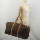LOUIS VUITTON Monogram Sac Souple 55 Boston Bag M41622 LV Auth 192003-21