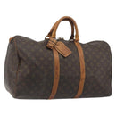 LOUIS VUITTON Monogram Keepall 50 Boston Bag M41426 LV Auth 192004-1
