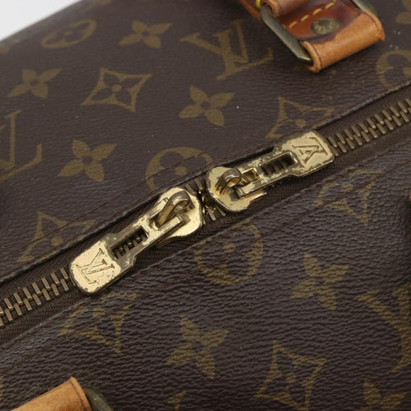 LOUIS VUITTON Monogram Keepall 50 Boston Bag M41426 LV Auth 192004