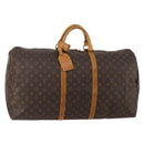 LOUIS VUITTON Monogram Keepall 60 Boston Bag M41422 LV Auth 192005-1