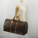 LOUIS VUITTON Monogram Keepall 60 Boston Bag M41422 LV Auth 192005-22
