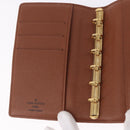 LOUIS VUITTON Monogram Agenda PM Day Planner Cover R20005 LV Auth 192007-20