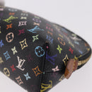 LOUIS VUITTON Monogram Multicolor Pochette Pouch Black M47355 LV Auth 192009-14