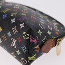 LOUIS VUITTON Monogram Multicolor Pochette Pouch Black M47355 LV Auth 192009-16