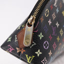 LOUIS VUITTON Monogram Multicolor Pochette Pouch Black M47355 LV Auth 192009-17
