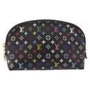 LOUIS VUITTON Monogram Multicolor Pochette Pouch Black M47355 LV Auth 192009-13