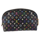 LOUIS VUITTON Monogram Multicolor Pochette Pouch Black M47355 LV Auth 192009-2