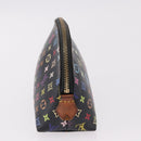 LOUIS VUITTON Monogram Multicolor Pochette Pouch Black M47355 LV Auth 192009-3