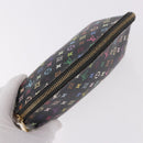 LOUIS VUITTON Monogram Multicolor Pochette Pouch Black M47355 LV Auth 192009-5