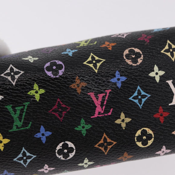 LOUIS VUITTON Monogram Multicolor Pochette Pouch Black M47355 LV Auth 192009