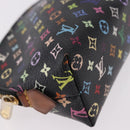 LOUIS VUITTON Monogram Multicolor Pochette Pouch Black M47355 LV Auth 192009-8