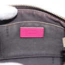 FENDI Chain Zucchino Canvas Shoulder Bag PVC Multicolor Gold Auth 192014-18