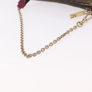 FENDI Chain Zucchino Canvas Shoulder Bag PVC Multicolor Gold Auth 192014-8