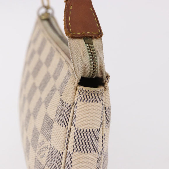 LOUIS VUITTON Damier Azur Pochette Accessoires Pouch N51986 LV Auth 192016