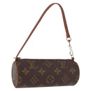 LOUIS VUITTON Monogram Papillon Pouch LV Auth 192019-1