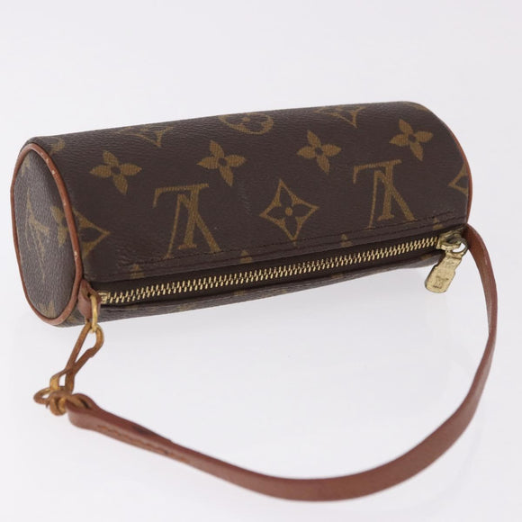 LOUIS VUITTON Monogram Papillon Pouch LV Auth 192019