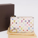 LOUIS VUITTON Monogram Multicolor Pochette Cles NM Purse M93733 LV Auth 192020V-12