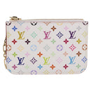 LOUIS VUITTON Monogram Multicolor Pochette Cles NM Purse M93733 LV Auth 192020V-13