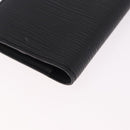 LOUIS VUITTON Epi Agenda Mini Day Planner Cover Black LV Auth 192021-16