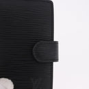 LOUIS VUITTON Epi Agenda Mini Day Planner Cover Black LV Auth 192021-8