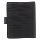 LOUIS VUITTON Epi Agenda Mini Day Planner Cover Black LV Auth 192021-2