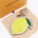 LOUIS VUITTON Monogram Porte Cles LV Lemon Charm Yellow MP3270 LV Auth 192023M-11