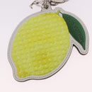 LOUIS VUITTON Monogram Porte Cles LV Lemon Charm Yellow MP3270 LV Auth 192023M-3