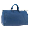 LOUIS VUITTON Epi Speedy 40 Hand Bag Toledo Blue M42985 LV Auth 192027-1